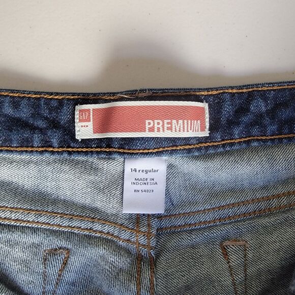 Gap Jeans Women's 14 Red Tag Premium Bootcut Dark Wash Blue Denim - Picture 7 of 8